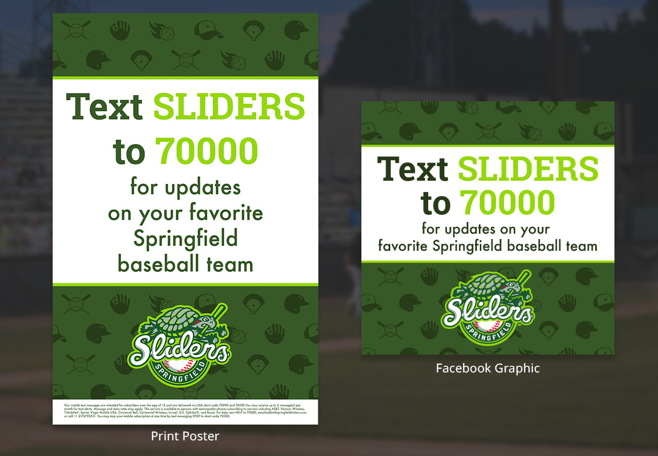 Sliders Poster and Facebook Graphic